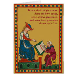 Lärare och Student Hälsningskort