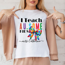 Lärare om autism t shirt