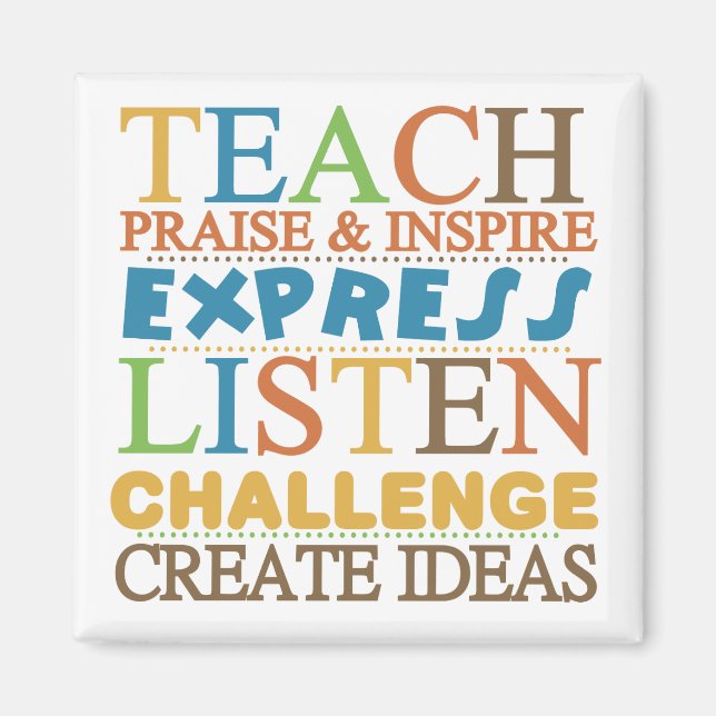 Lärare Ord till Live Byy Magnet (Framsidan)