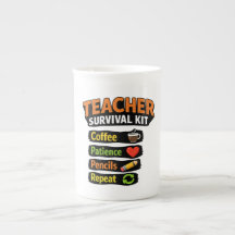Lärare Överlevnadskit Kaffe Mugg