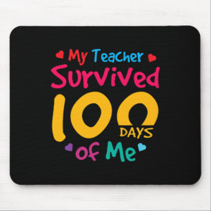 Lärare Överlevt 100 dagar av mig Lycklig 100 dagar Musmatta