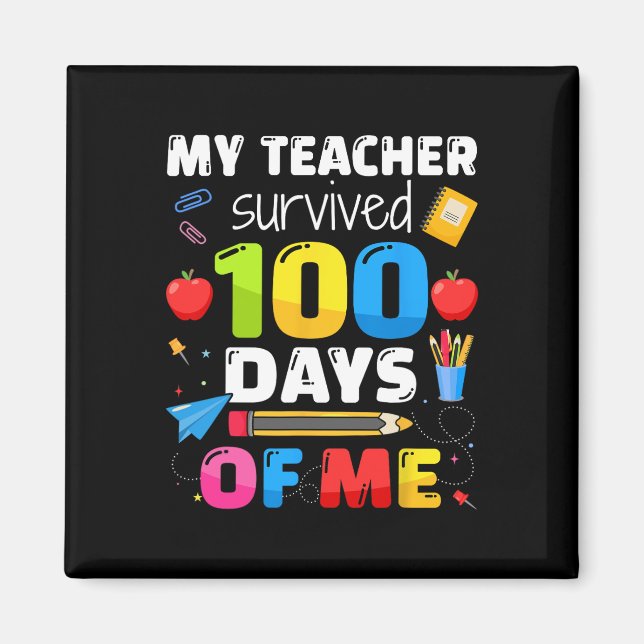 Lärare Överlevt 100 dagar för 100 dagar i Scho Magnet (Framsidan)