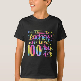 Lärare Överlevt 100 dagar på mig 100 dagar på skol T Shirt