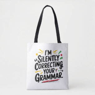 Lärare på engelska: Silent Grammar Design for Tygkasse