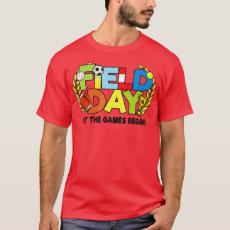 Lärare på Fält-dagen lät spelen börja i Fält T Shirt