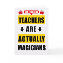 Lärare på födelsedagen är faktiskt magiker