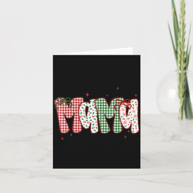 Lärare på mellanstadiet julstämpel slinga mitten S Kort (Framsida)