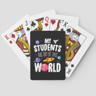 Lärare på Studenter är ute ur världen Casinokort