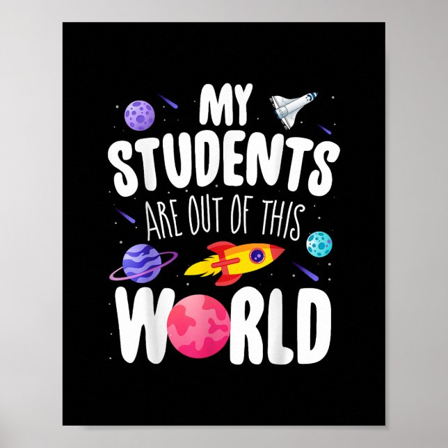 Lärare på Studenter är ute ur världen Poster (Framsidan)