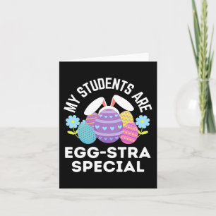 Lärare Påsk citat min Studenter är "Egg-stra Speci Kort