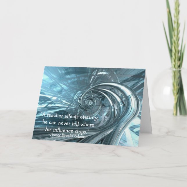 "Lärare påverkar evighet" Anteckningskort (Framsida)