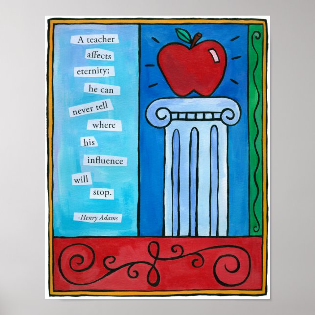 Lärare påverkar Poster Eternity (Framsidan)