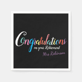 Lärare pension grattisar pappersservett