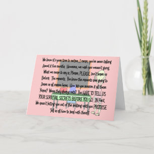 Lärare Pension "Inš Parents" Story Art Gift Kort