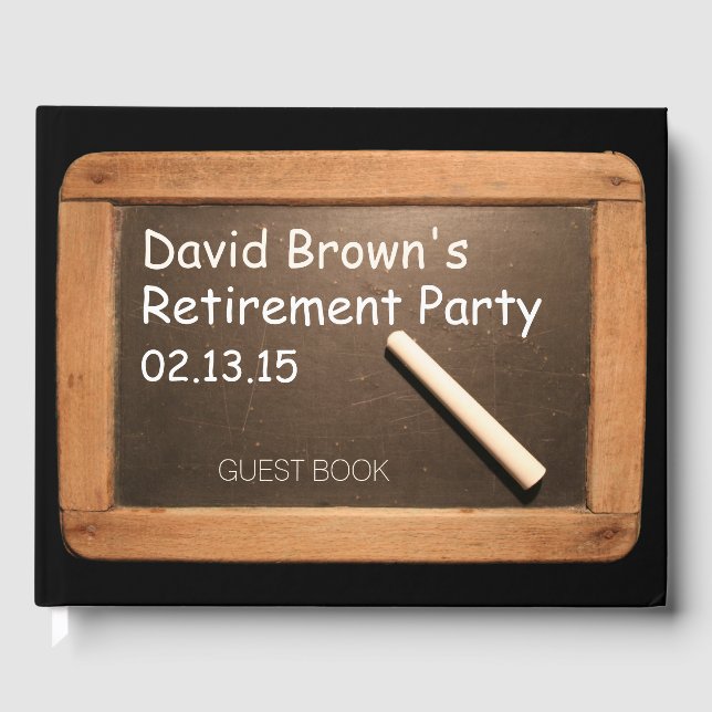 Lärare Pension Party Guest Bok (Framsida)