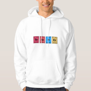 Lärare Periodic Bord Hoodie