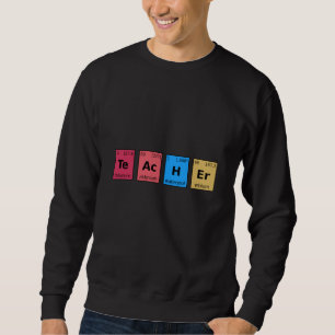 Lärare Periodic Bord Lång Ärmad Tröja
