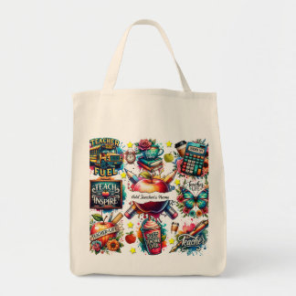 Lärare Personalize Namn Tote Bag Gift Tygkasse