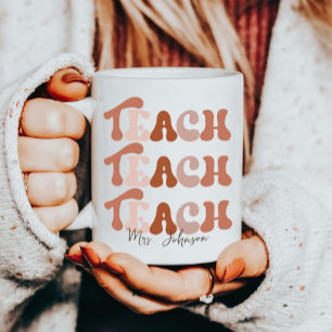 Lärare Personlig Namn Boho Kaffemugg