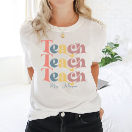 Lärare Personlig Namn T Shirt