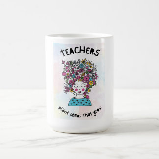 Lärare Plant Seeds Lacher Tack Gift Kaffemugg