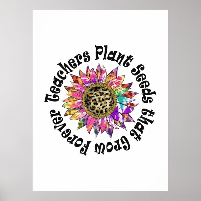 Lärare Plant Seeds Poster (Framsidan)