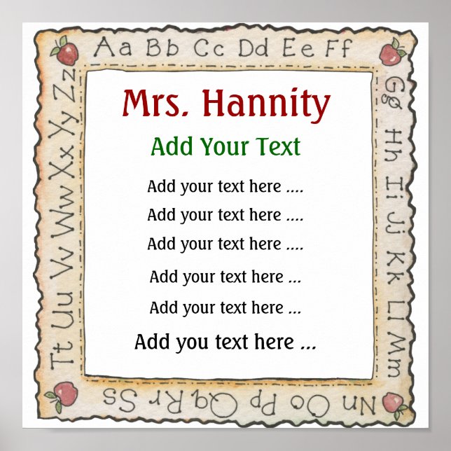 Lärare Poster - SRF (Framsidan)