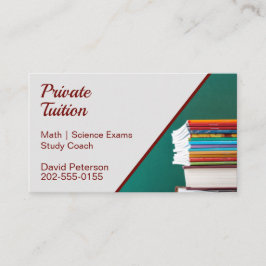 Lärare Private Tutor Tuition Visitkort