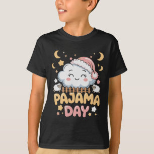 Lärare Pyjamasdag Skjorta, Rolig Moln Sömnigt Skol T Shirt