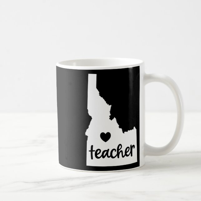 Lärare Red for Ed Idaho Public Education 7 Kaffemugg (Höger)