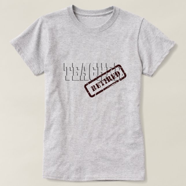 Lärare Retrött Dam T-shirt (Design framsida)