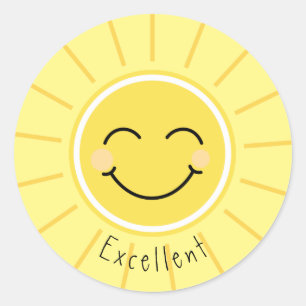 Lärare Reward Motivation för student 3 cm3 C Runt Klistermärke