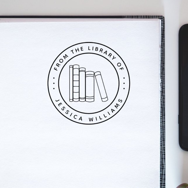 Lärare runda Anpassningsbar i Bok från Bibliotek Stämpel (Skapare uppladdad)