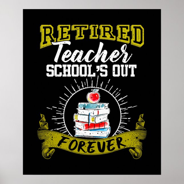 Lärare - School_s Out Forever Poster (Framsidan)