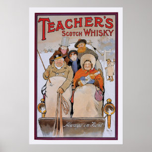 Lärare Scotch Whisky Poster