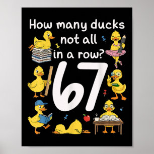 Lärare Sex Sju Meme 67 Rolig Lärare Anka I En Rad Poster