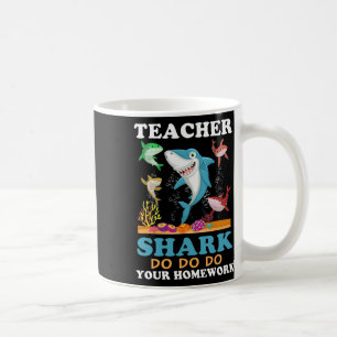 Lärare Shark gör din läxa Kaffemugg