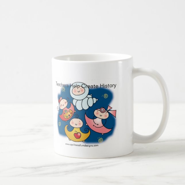 LÄRARE SKAPAR muggen vid April McCallum Kaffemugg (Höger)