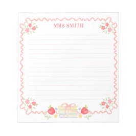 Lärare | Skolans Vapensköld | Monogram Anteckningsblock