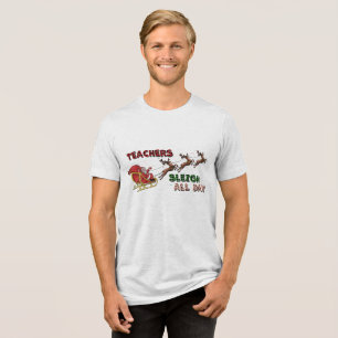 Lärare Sleigh jul T Shirt