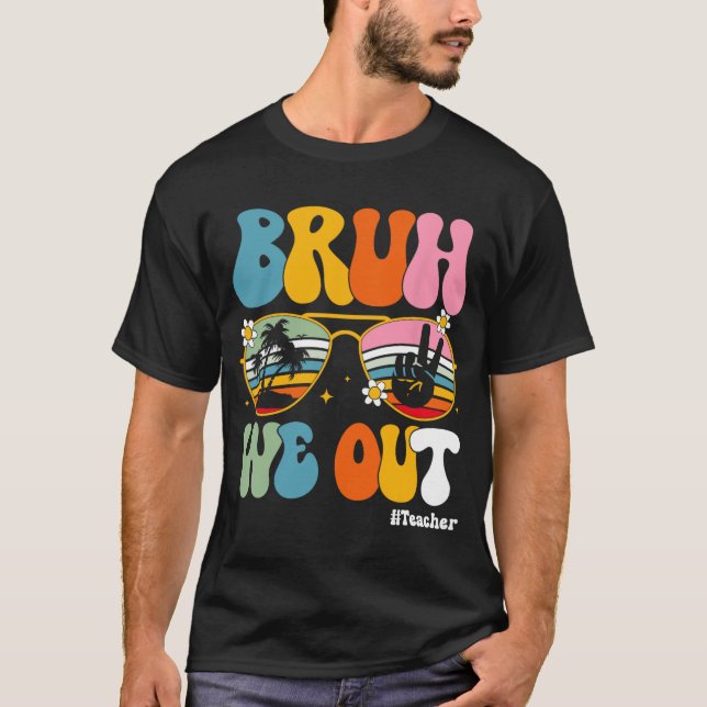 Lärare slutar skolan Lärarsommar T Shirt (Framsida)