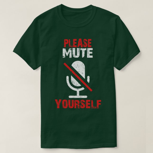 Lärare, snälla stäng av din t shirt (Design framsida)
