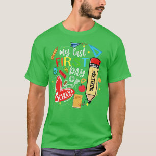 Lärare som är trött på min första skoldag t shirt