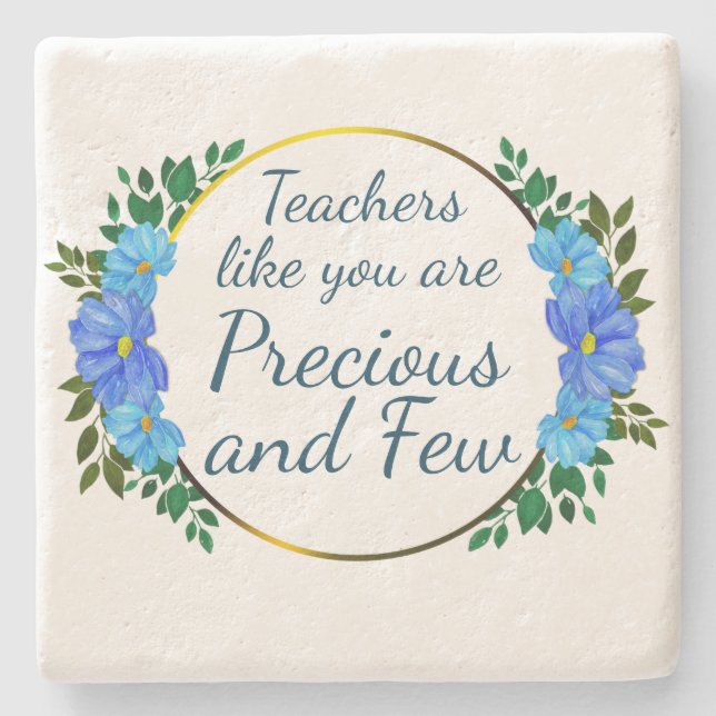 Lärare som du är Precious och Few TACK! Stenunderlägg (Framsidan)