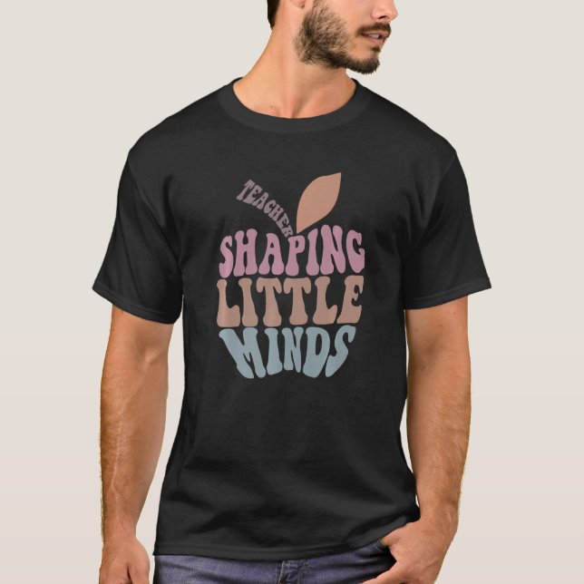 Lärare som formar små minder Lärare T Shirt (Framsida)