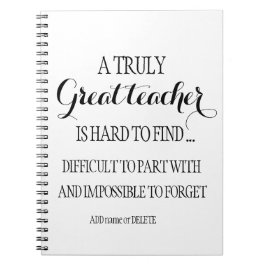 Lärare som går i pension lämnar tack för att du ci anteckningsbok