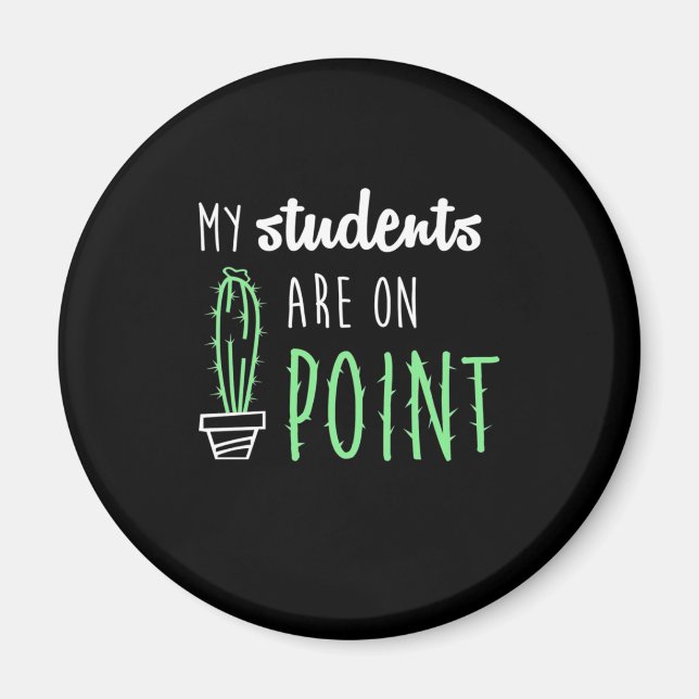 Lärare som ger min Studenter är på plats Magnet (Framsidan)