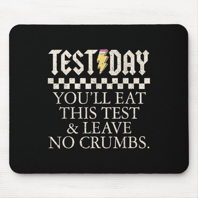 Lärare som gör ett bra test Youll Eat detta test L Musmatta (Framsidan)
