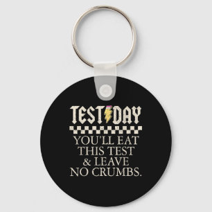 Lärare som gör ett bra test Youll Eat detta test L Nyckelring