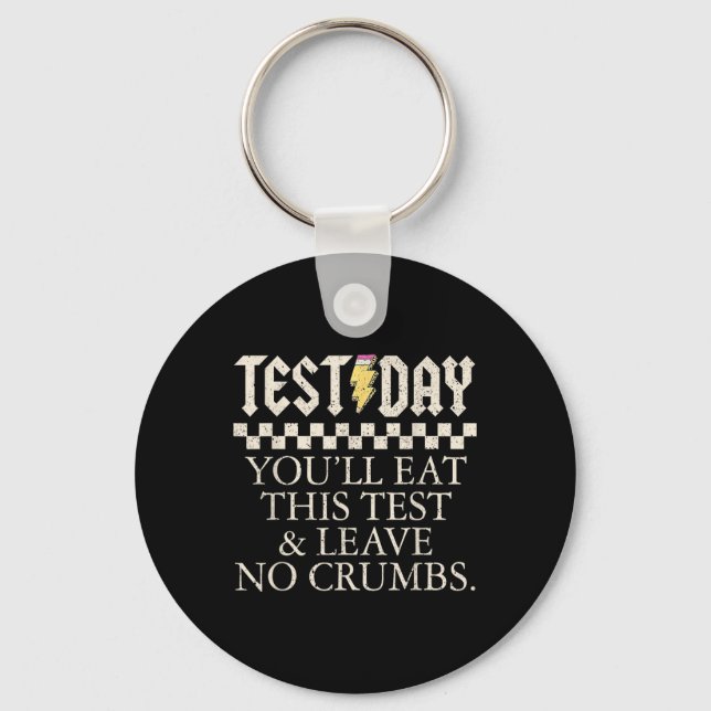 Lärare som gör ett bra test Youll Eat detta test L Nyckelring (Framsida)